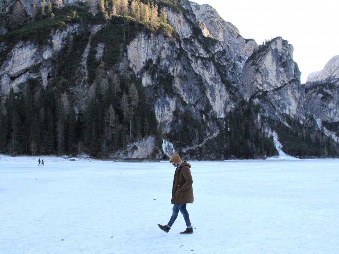 walking on the lake