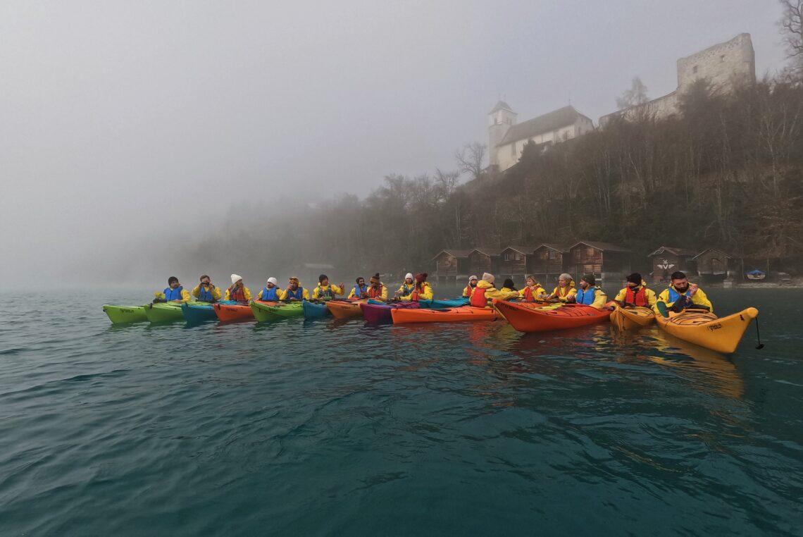 Kayak lago Brienz